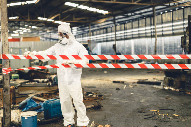 Professional Biohazard technician working in West Farmington, OH